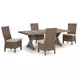 Carmel Bay Beige Outdoor Dining Table