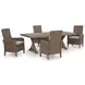 Carmel Bay Beige Arm Chair with Cushion Set of 2