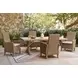 Carmel Bay Beige Outdoor Dining Room Set