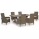 Carmel Bay Beige Arm Chair with Cushion Set of 2
