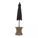 Revare Beach Beige Round Outdoor End Table