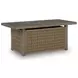 Carmel Bay Beige Outdoor Fire Pit Table