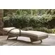 Carmel Bay Beige Chaise Lounge with Cushion