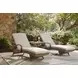 Carmel Bay Beige Chaise Lounge with Cushion