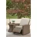 Carmel Bay Beige Outdoor Recliner