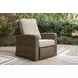 Carmel Bay Beige Outdoor Recliner