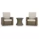 Carmel Bay Beige Outdoor Recliner