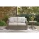 Revare Beach Beige Outdoor 58" Loveseat