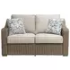 Revare Beach Beige Outdoor 58" Loveseat