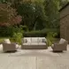 Revare Beach Beige 3-Piece Patio Conversation Set with Sofa and 2 Lounge Chairs