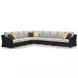 Beachcroft Light Gray 6 Piece Outdoor Sectional