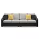 Beachcroft Light Gray 6 Piece Outdoor Sectional