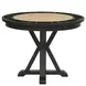 Rylie Black Round Counter Height Gaming Dining Room Set
