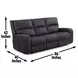 Lovell Gray Power Reclining 87" Sofa with USB Charging