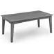Lone View Bay Gray Rectangular Outdoor Occasional Table Set