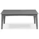 Lone View Bay Gray Rectangular Outdoor Occasional Table Set