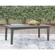 Lone View Bay Gray Rectangular Outdoor Occasional Table Set