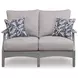 Lone View Bay Gray Performance Fabric Outdoor Living Room Set