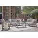 Lone View Bay Gray Performance Fabric Outdoor Living Room Set