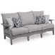 Lone View Bay Gray Performance Fabric Outdoor Living Room Set
