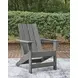 Lone View Bay Gray Outdoor Adirondack Chair