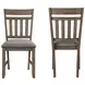 Harrisburg Gray Upholstered Dining Chair Set of 2