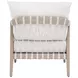 Pacific White Performance Fabric Outdoor Club Chair