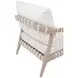 Pacific White Performance Fabric Outdoor Club Chair