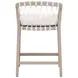 Pacific White Performance Fabric Outdoor Counter Height Stool