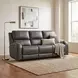 Pagosa Gray Double 85" Reclining Sofa