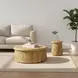 Palmera Natural Round Coffee Table