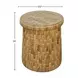 Palmera Natural Round Drum End Table