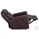 Lynx Brown Glider Recliner
