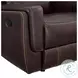 Lynx Brown Glider Recliner