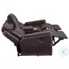 Lynx Brown Reclining Loveseat