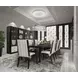 Paris Chic Espresso Dining Room Set