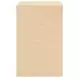 Parker Natural Grasscloth Soft Close 2 Drawer Side Table