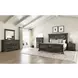 Hyde Charcoal King Panel Bed