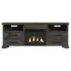 Hyde Charcoal 71'' TV Stand with Fireplace Insert