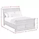 Hyde Charcoal Queen Sleigh Storage Bed