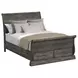 Hyde Charcoal Queen Sleigh Storage Bed