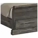 Hyde Charcoal King Sleigh Storage Bed
