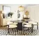Starlata Gold Leaf With Umber Glaze Starburst Mirror