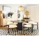 Jude Dark Espresso and White Performance Fabric Accent Chair