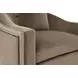 Stitch and Hand Dining Bedroom Caramel Upholstered Swivel Paxton Club Chair with Pillow