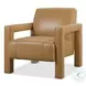 Cresthaven Pleasant Brittle Leather Accent Chair