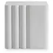 Monterosso Natural Stonecast Outdoor Square Side Table