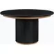 Magnolia 52" Black Round Dining Table