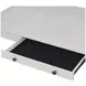 Echo White 66" Rectangular Drawer Dining Table