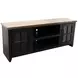 Providence Black and Bourbon 66" TV Stand